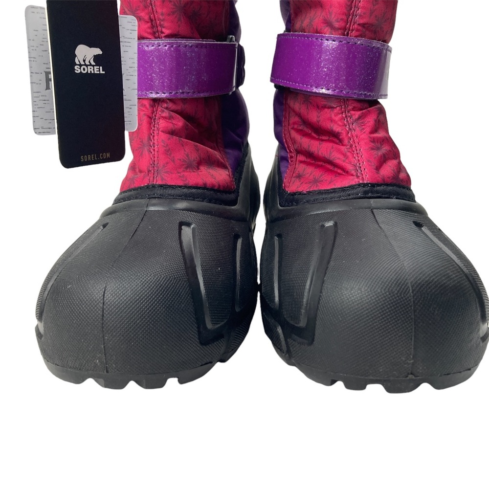 Disney Sorel rain boots Waterproof Little Youth Flurry Frozen 2 PURPLE, - Picture 12 of 13